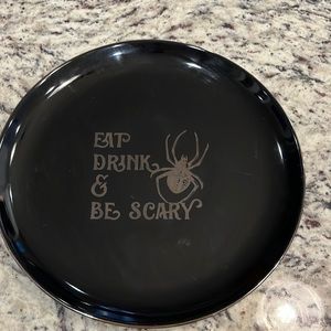 Mary square Halloween plate